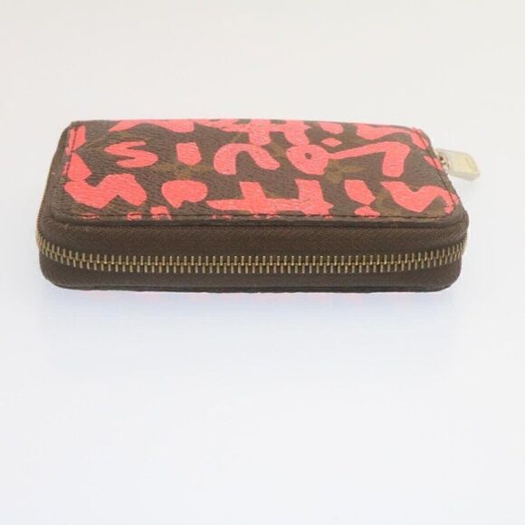 LOUIS VUITTON Monogram Graffiti Zippy Coin Purse Pink - Picture 3 of 12